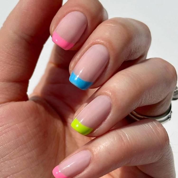 Skittle nails