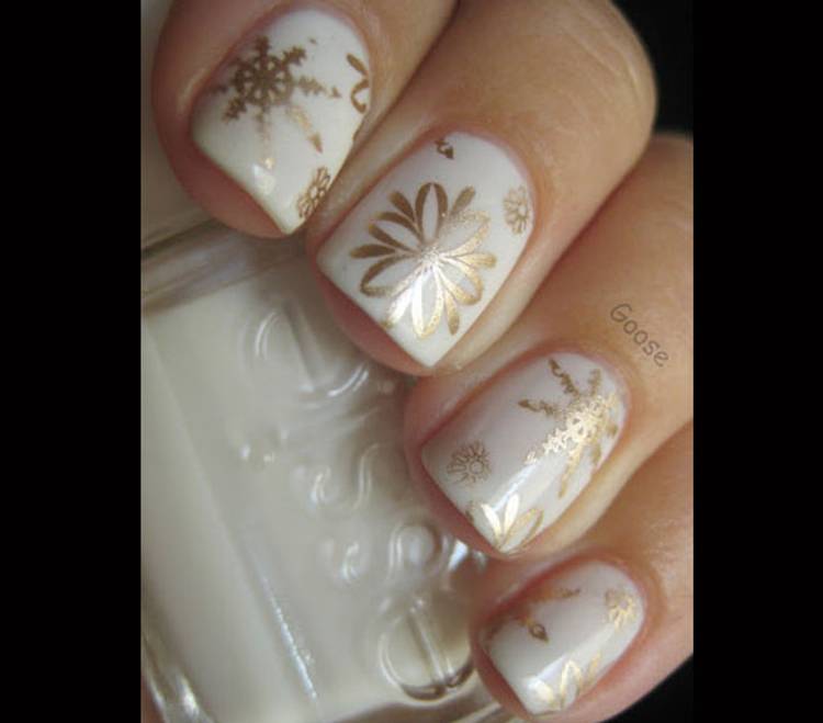 Golden Snowflakes