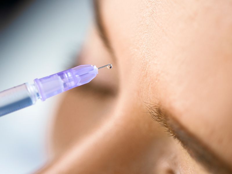 injectable in forehead
