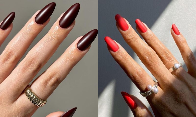 matte manicures
