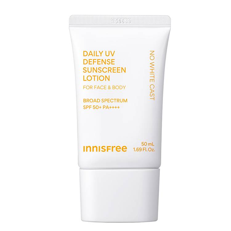innisfree Daily UV Defense Invisible Korean Sunscreen Lotion Broad Spectrum SPF 50+ PA++++ ($18)
