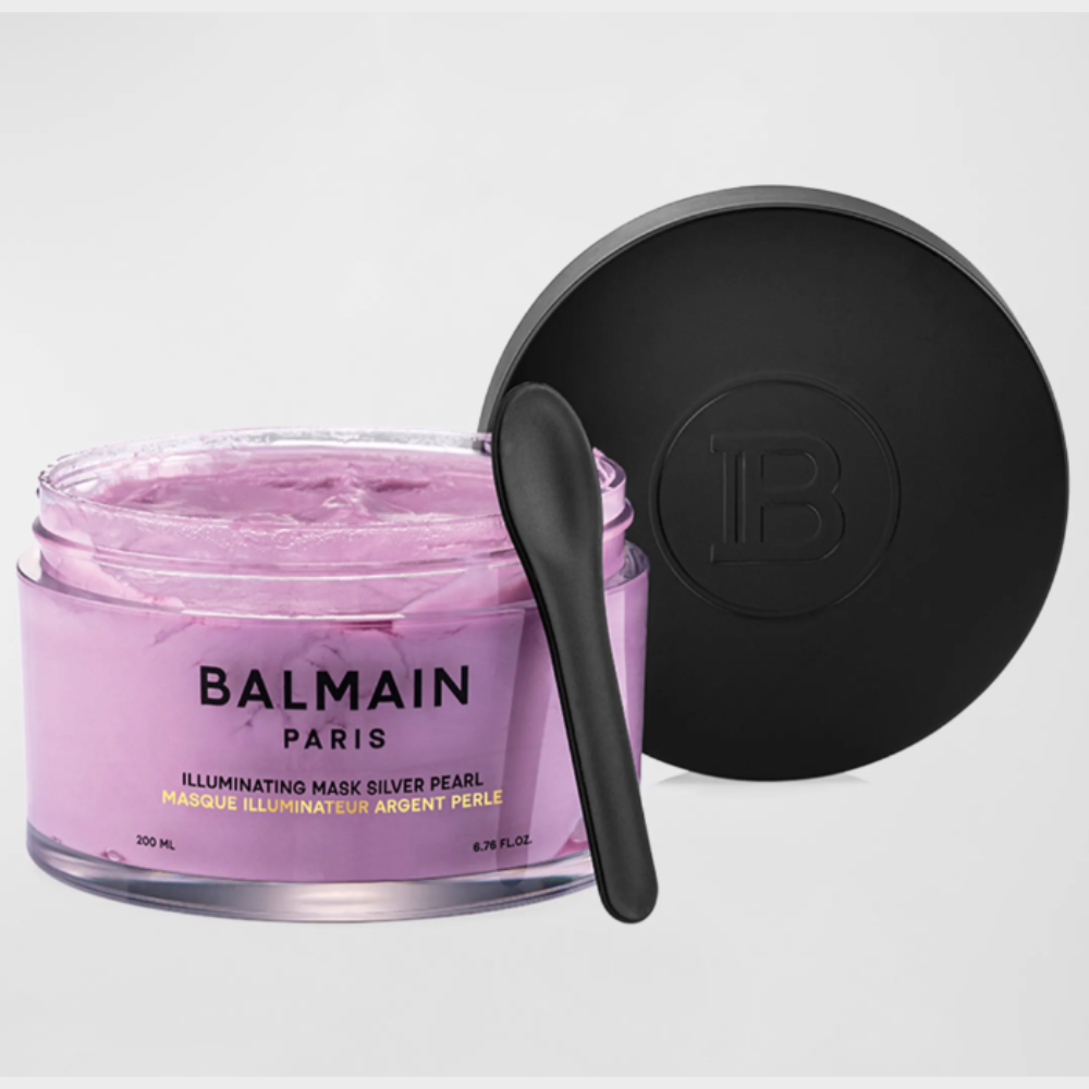 Balmain Hair Illuminating Mask, Silver Pearl ($88)