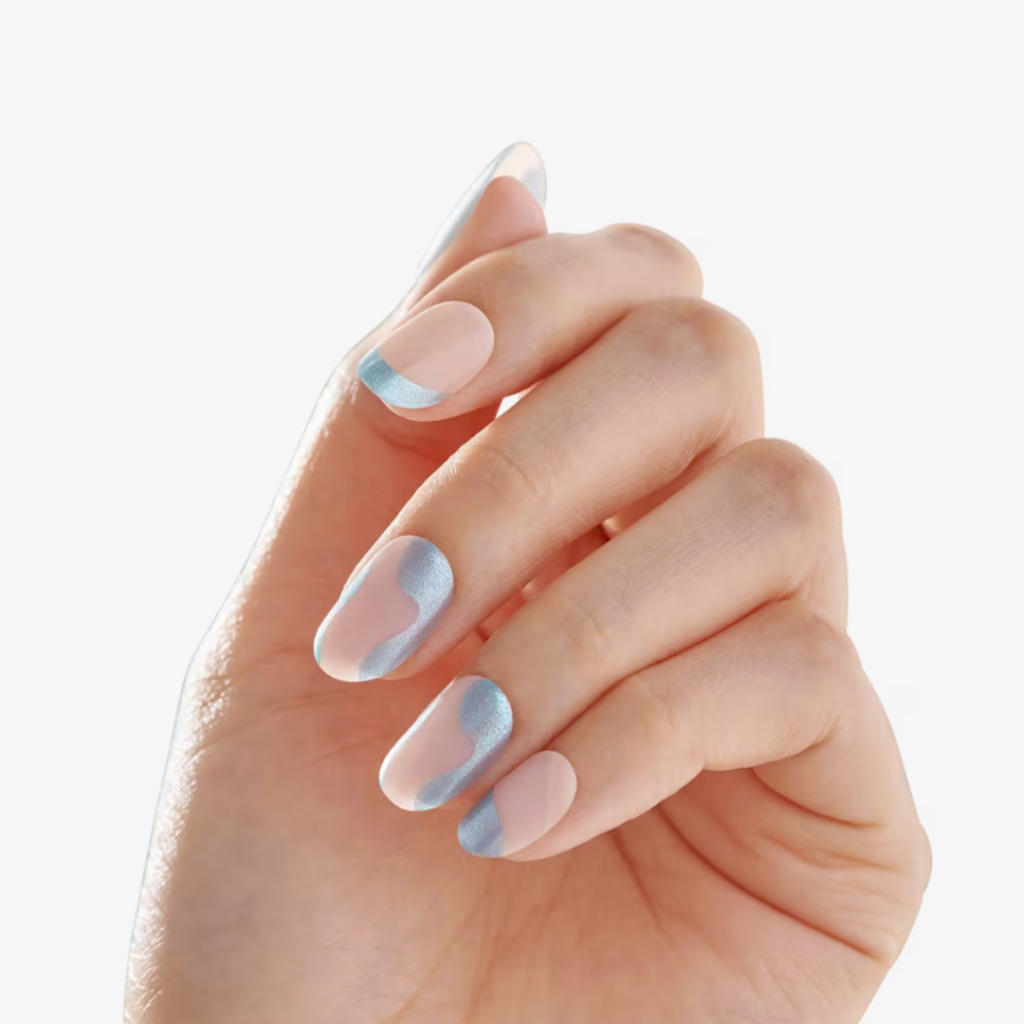 KISS imPRESS Short Press-On Nails in Slip Dress