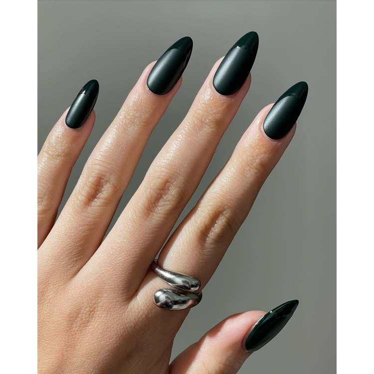 Matte French Manicure