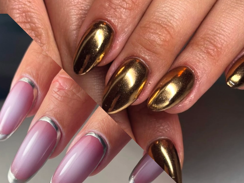 11 New Year’s Eve Chrome Nail Ideas That Shine Like Fireworks