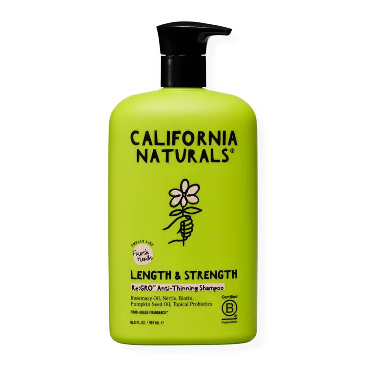 California Naturals Women's Re:GRO Anti-Thinning Shampoo ($12)
