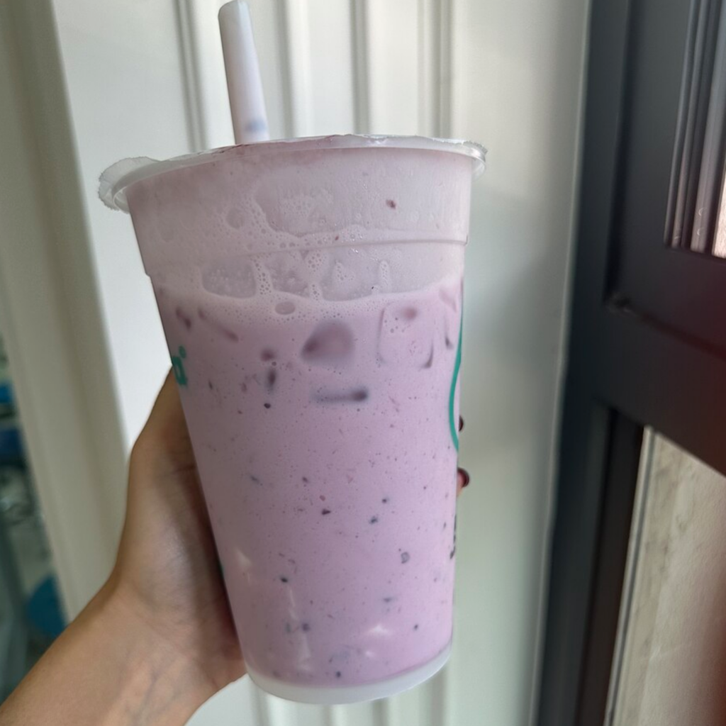 taro milk tea: Photo Courtesy of Wikicommons/Fumikas Sagisavas