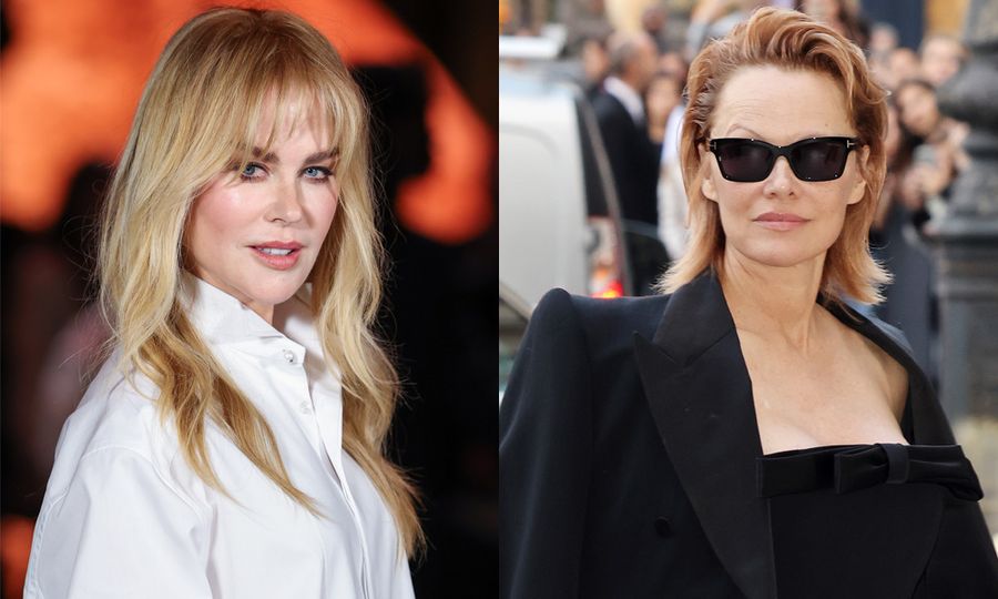 Nicole Kidman and Pamela Anderson at Paris Fashion Week 2025