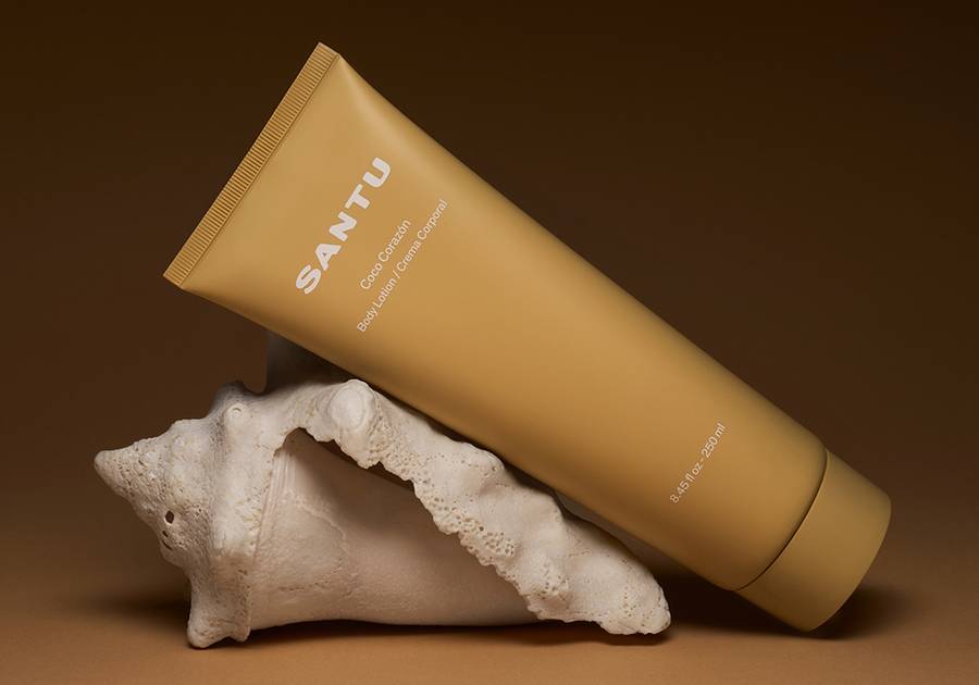 santu coconut body lotion