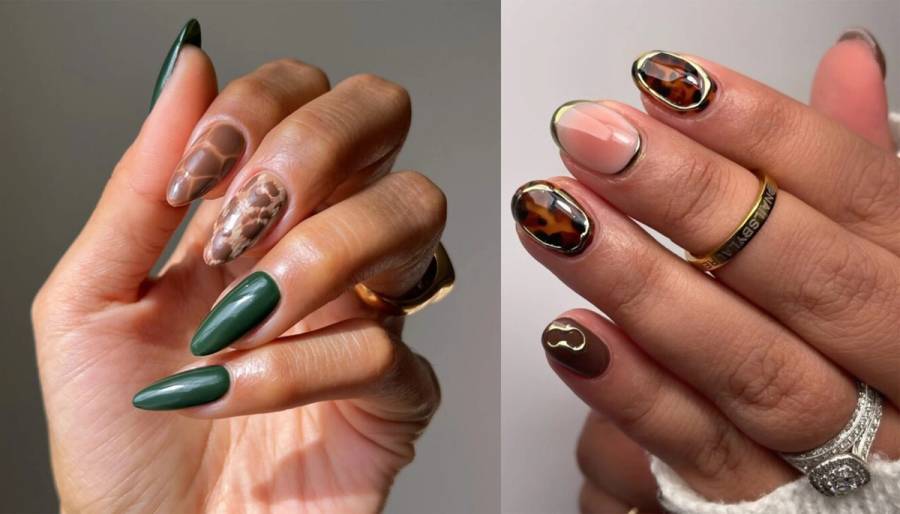 animal print nails