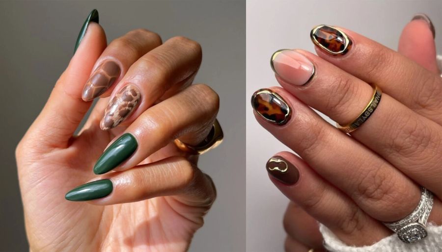 animal print nails