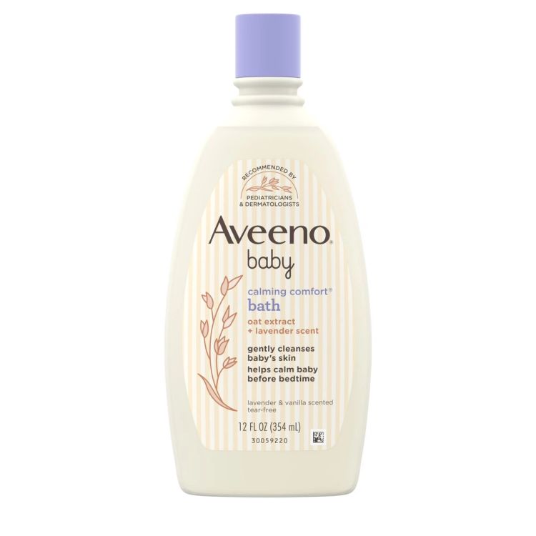 Aveeno Baby lavender and vanilla calming bath and body wash