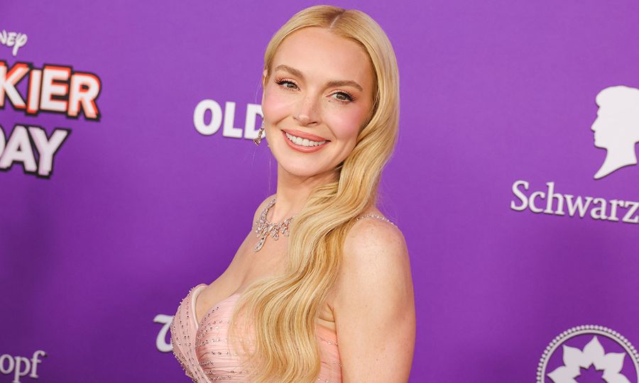 Lindsay Lohan attends the premiere of Disney's "Freakier Friday" at El Capitan Theatre on July 22, 2025 in Los Angeles, California.