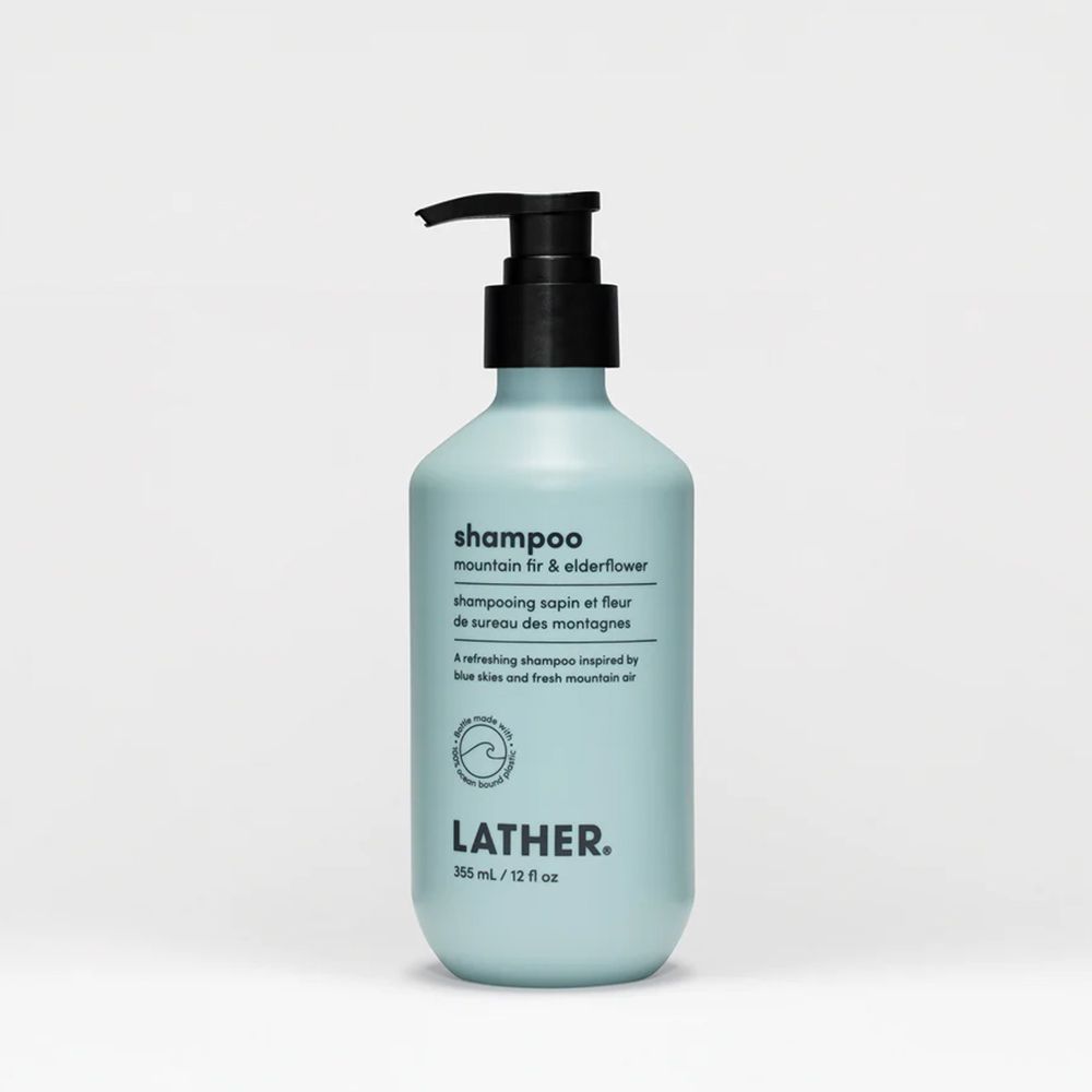 Color-Treated Hair: Lather Mountain Fir & Elderflower Shampoo ($29)