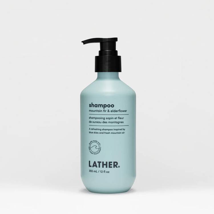 Color-Treated Hair: Lather Mountain Fir &amp; Elderflower Shampoo ($29)