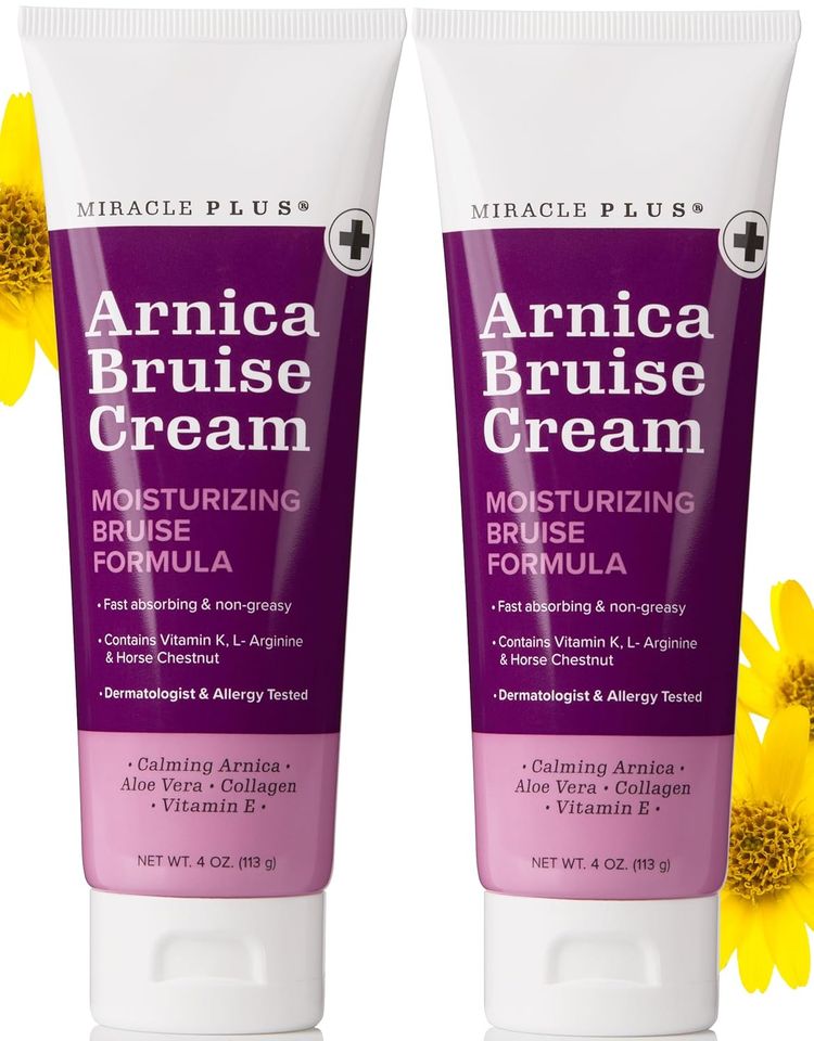 Miracle Plus Arnica Cream Bruise Relief Lotion (originally $28, now $22)