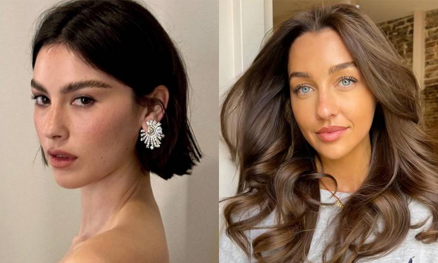 models with expensive brunette hair color