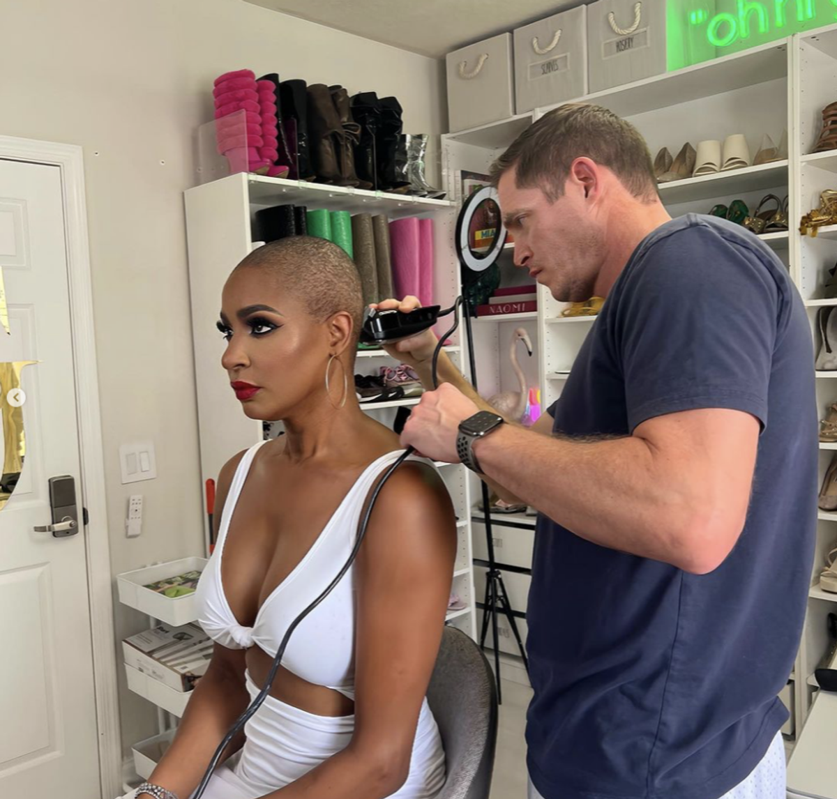 "CHEMO STARTS NOW," wrote the reality star.