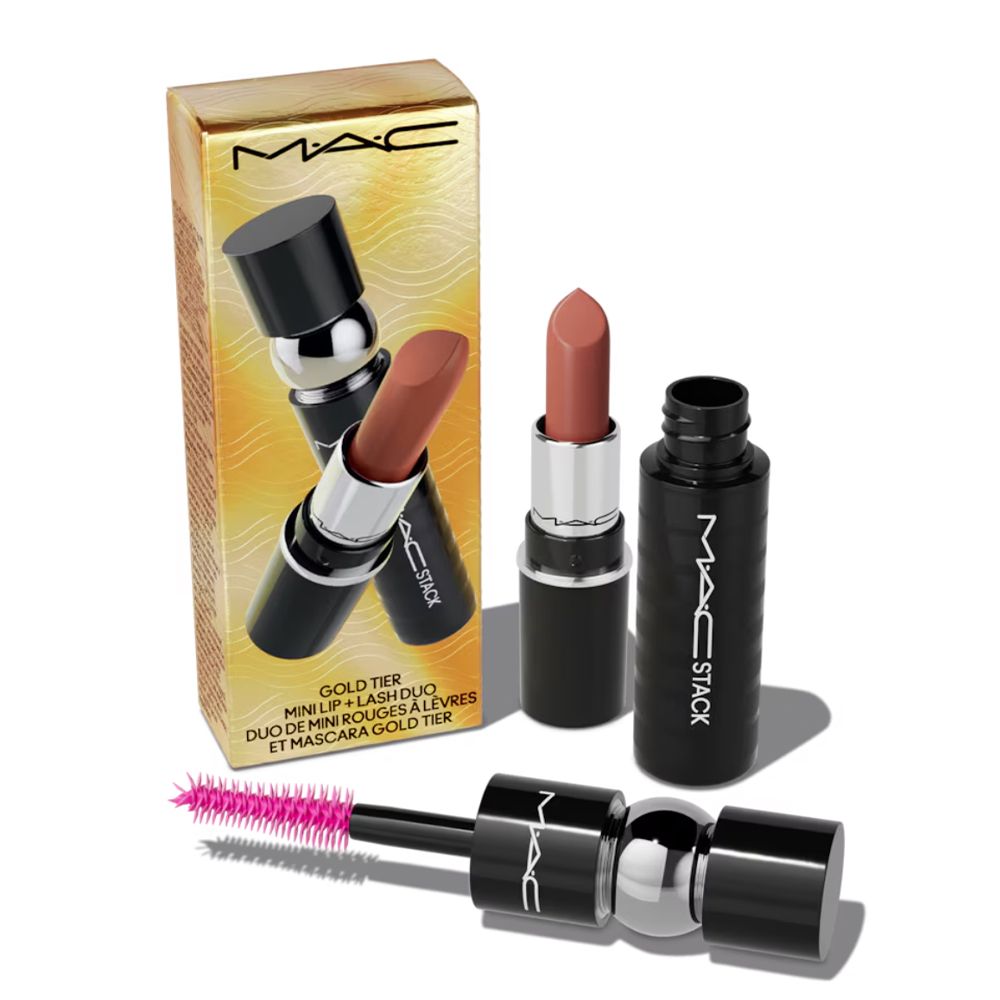 MAC Gold Tier Mini Lipstick + Mascara Duo ($19)
