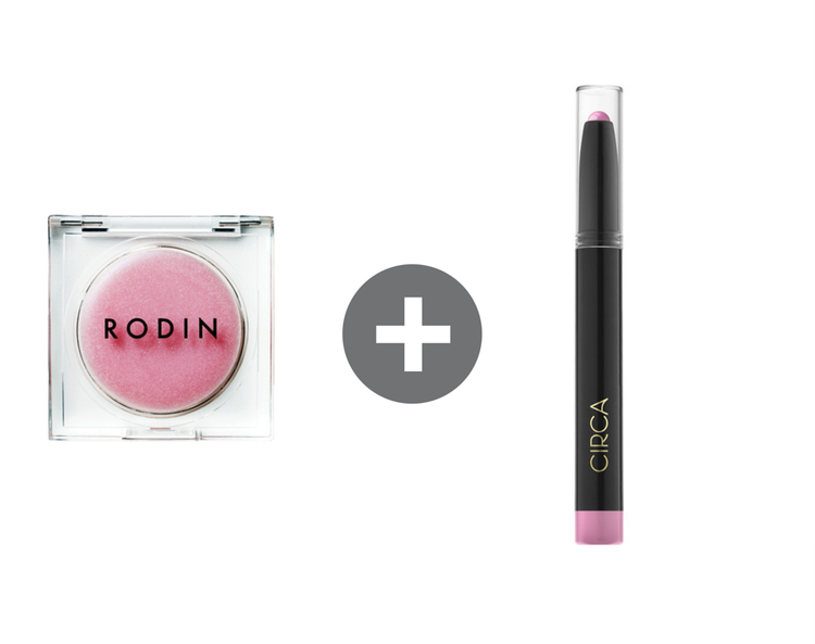 Rodin Olio Lusso Lip Balm + Circa Color Saturated Lip Crayon = Long-lasting, Moisturizing Pigment With Youthful Shine 