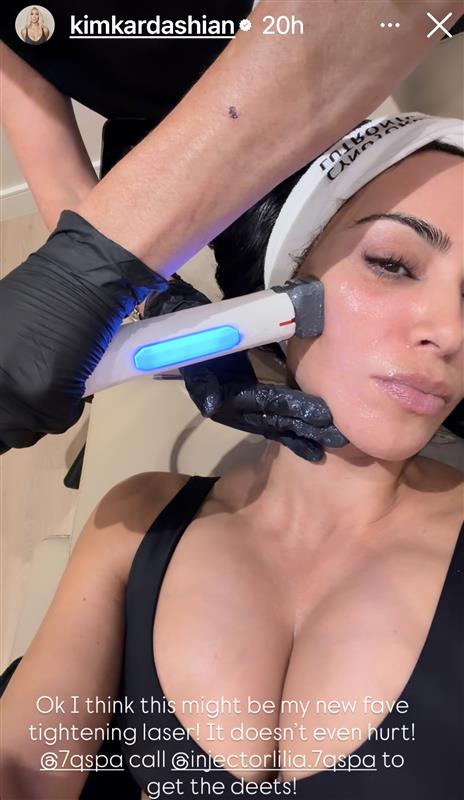 Kim Kardashian getting XERF treatment