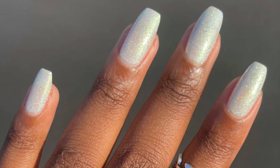 glitter nails