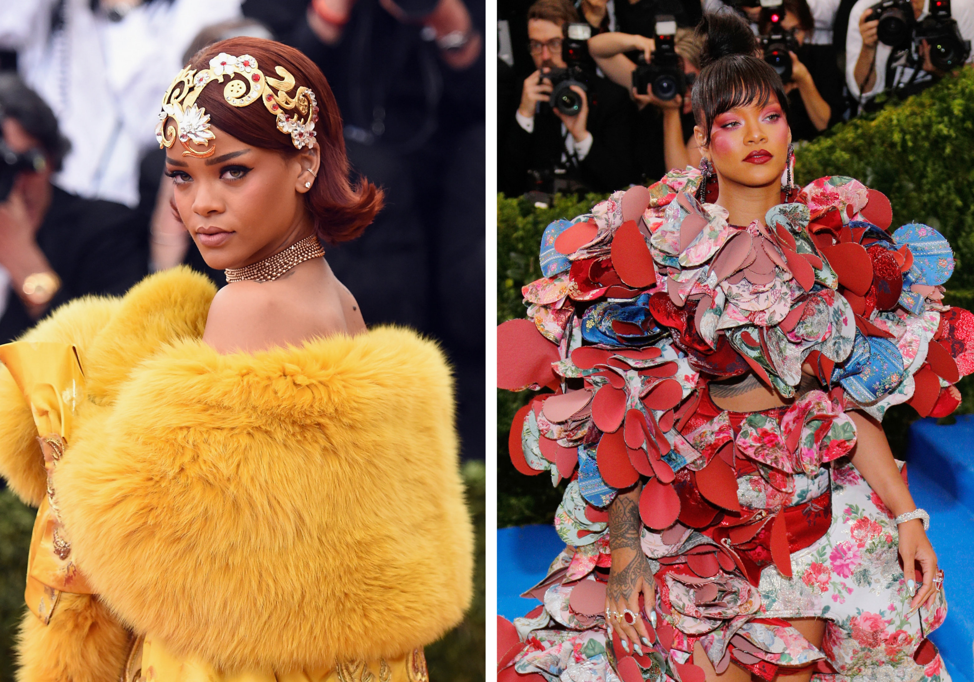 Rihanna attends the 'Rei Kawakubo/Comme des Garcons: Art Of The In-Between' Costume Institute Gala at Metropolitan Museum of Art on May 1, 2017 in New York City.