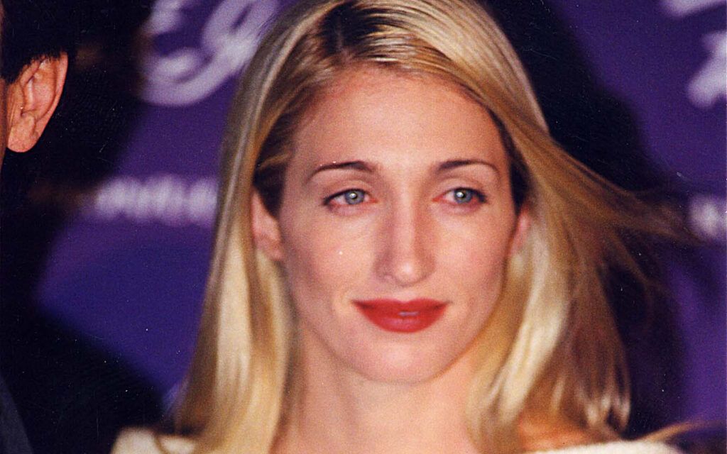 Carolyn Bessette Kennedy at the 1998 Fire and Ice Ball in Los Angeles.