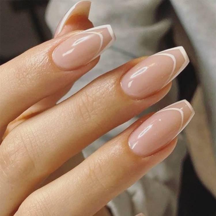 Invisible French Manicure