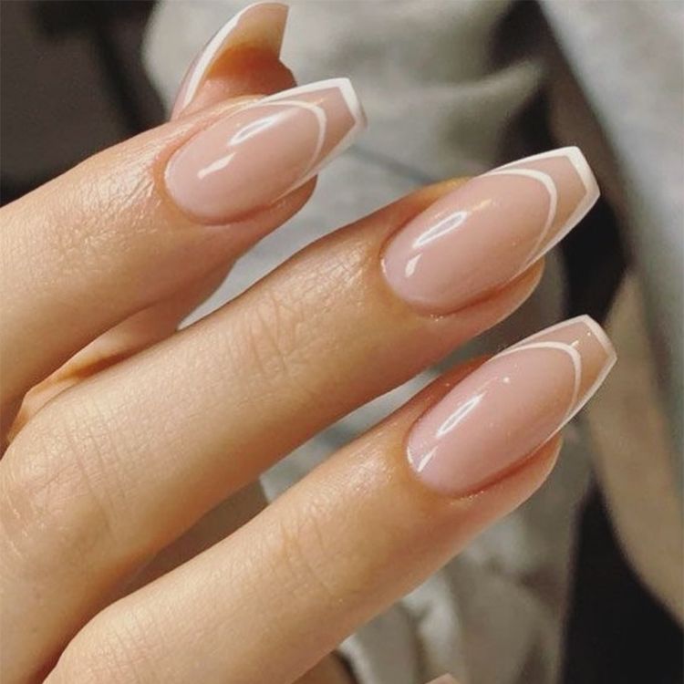 Invisible French Manicure