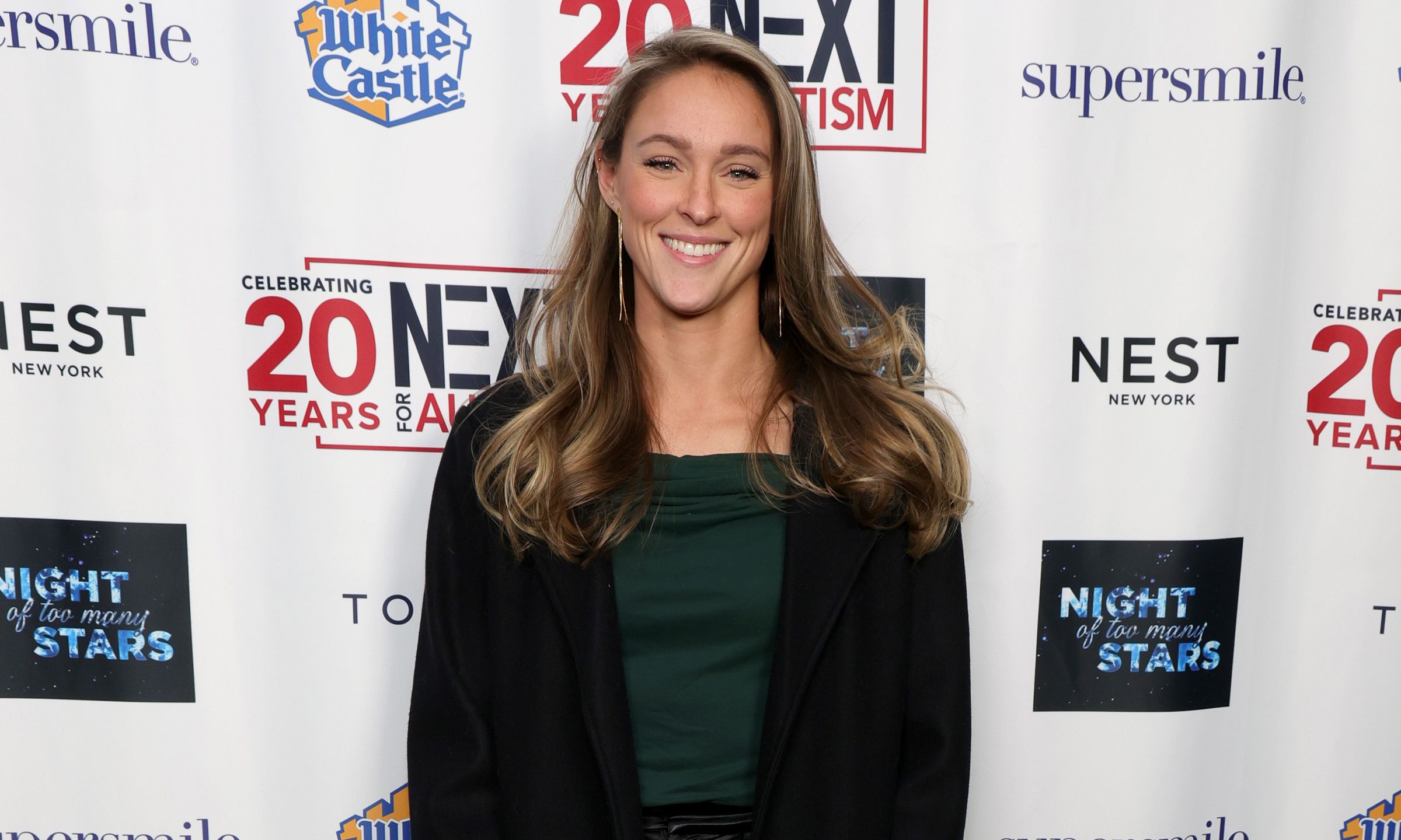 Kylie Kelce attends 2023 Night of Too Many Stars benefiting NEXT for AUTISM at Beacon Theatre on December 11, 2023 in New York City.