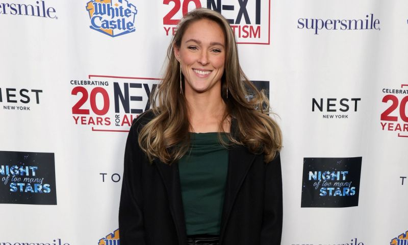 Kylie Kelce attends 2023 Night of Too Many Stars benefiting NEXT for AUTISM at Beacon Theatre on December 11, 2023 in New York City.