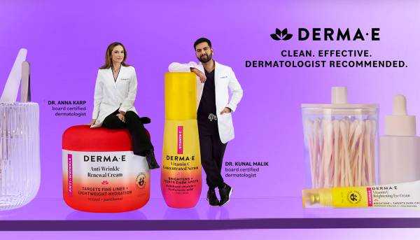 DERMA E rebrand