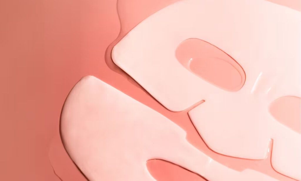 peach and lily collagen mask