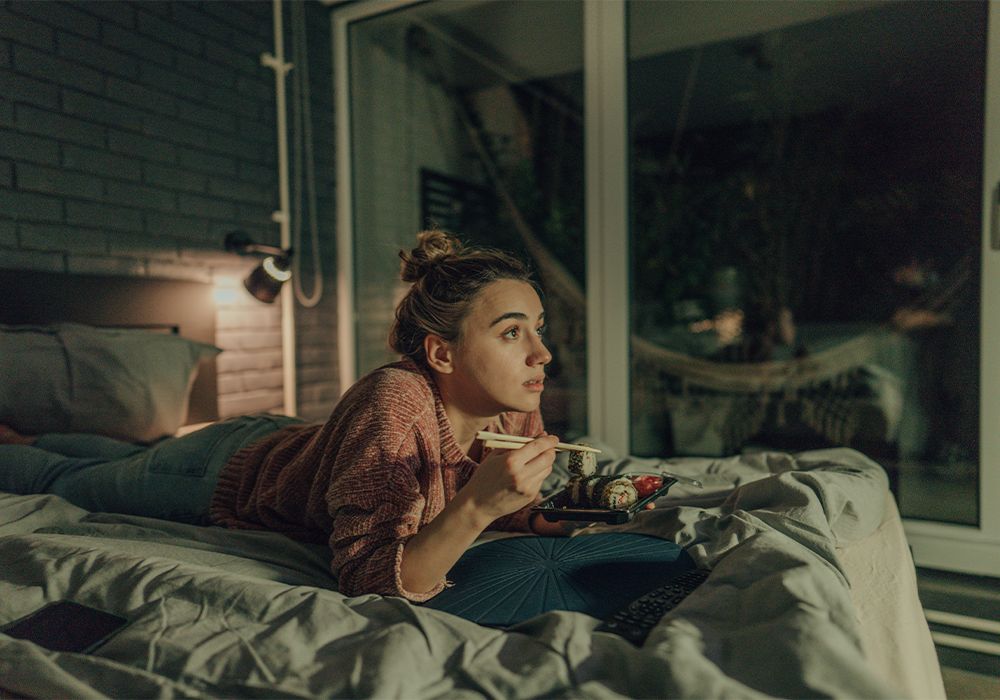 Sleeping on your stomach