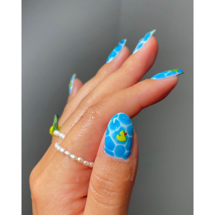 Duck Nail Art