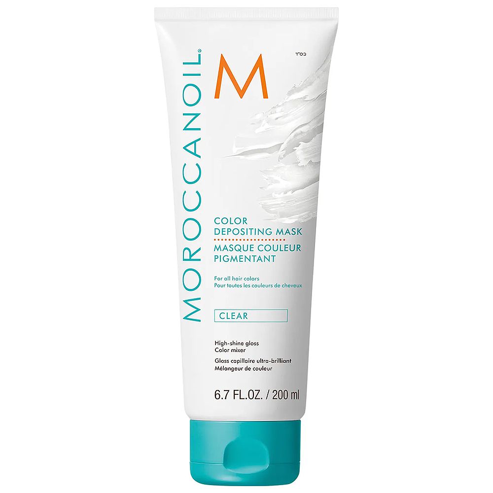 Best Clear Hair Gloss: Moroccanoil Color Depositing Mask High-Shine Gloss in Clear ($30)