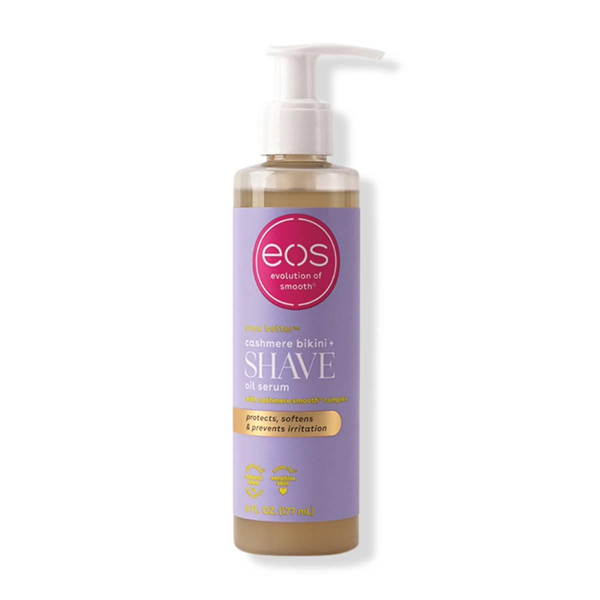 eos cashmere shave oil serum
