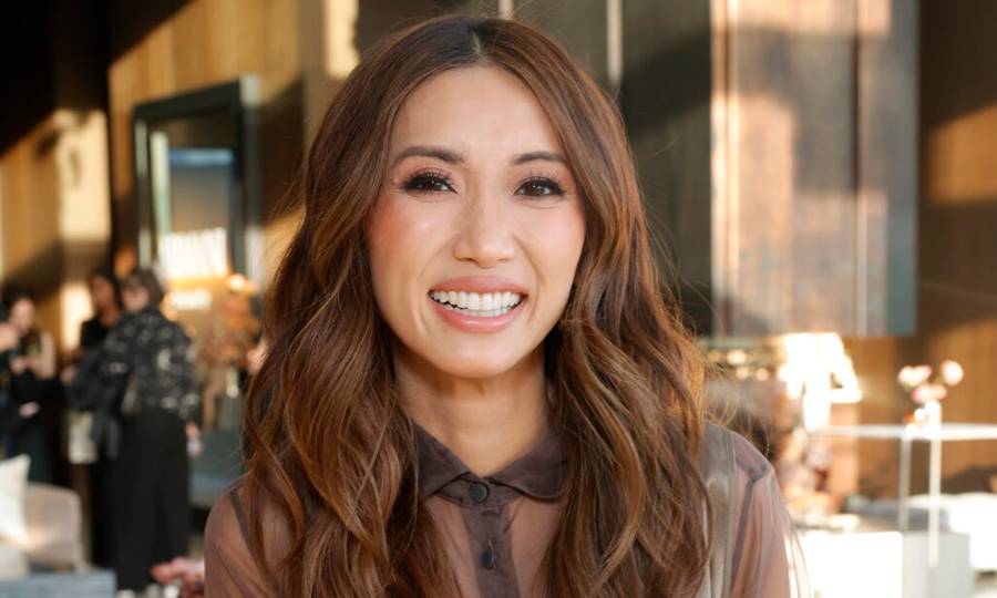 Brenda Song attends as Armani beauty celebrates Luminous Silk on March 20, 2025 in West Hollywood, California.