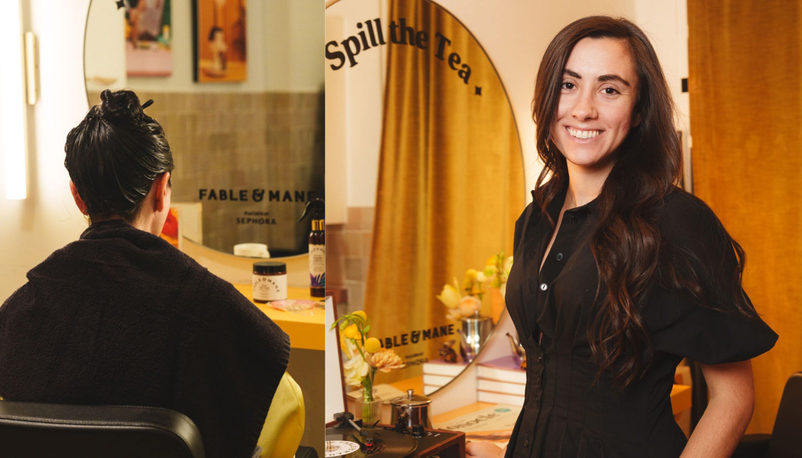 fable & mane chai-scented shine hair mask review