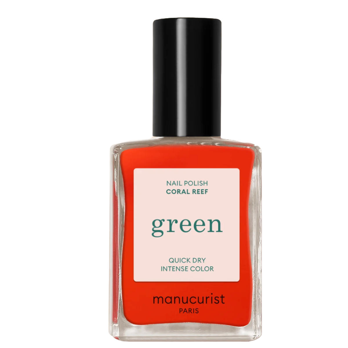 manicurist green nail polish in coral reef