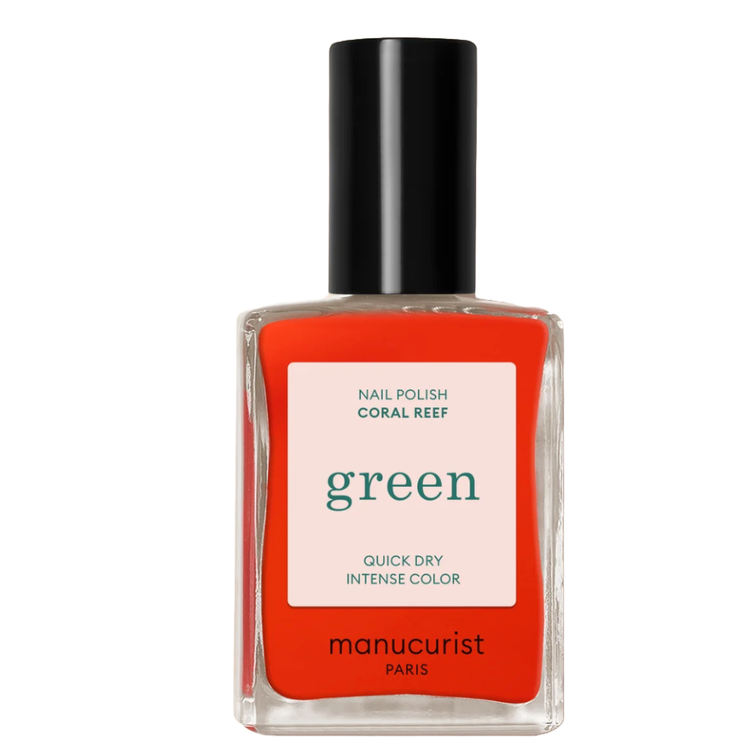 The Manucurist Green Natural Nail Polish in Coral Reef