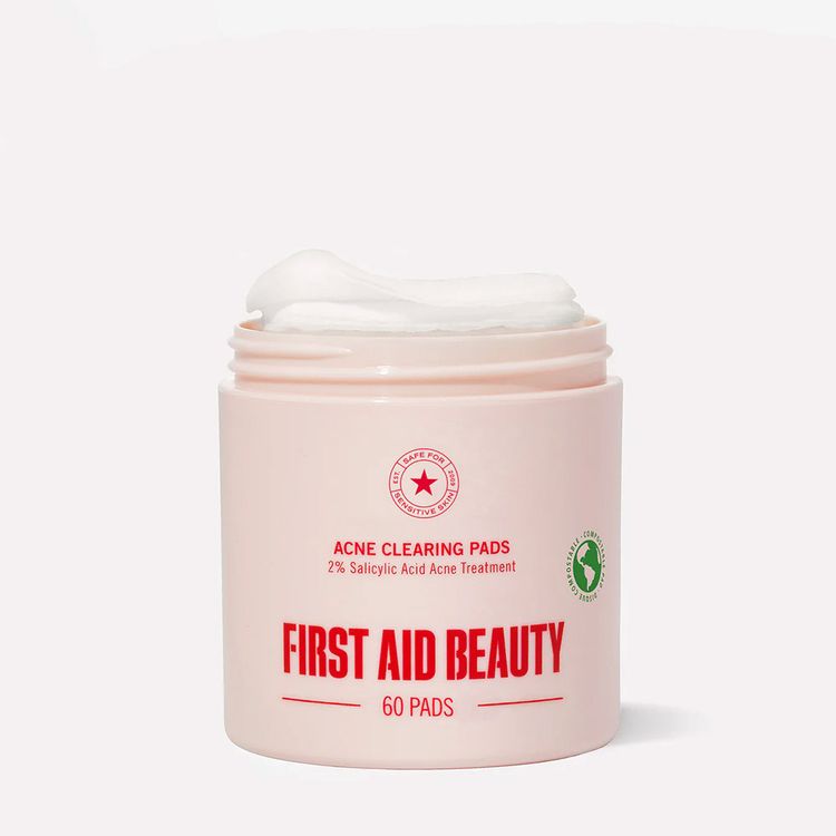 First Aid Beauty Acne Clearing Pads 2% Salicylic Acid Acne Treatment ($39)