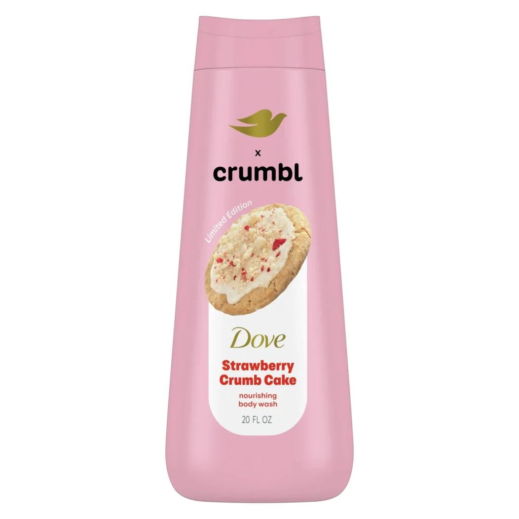 Dove Crumbl Moisturizing Liquid Body Wash Strawberry Crumb Cake