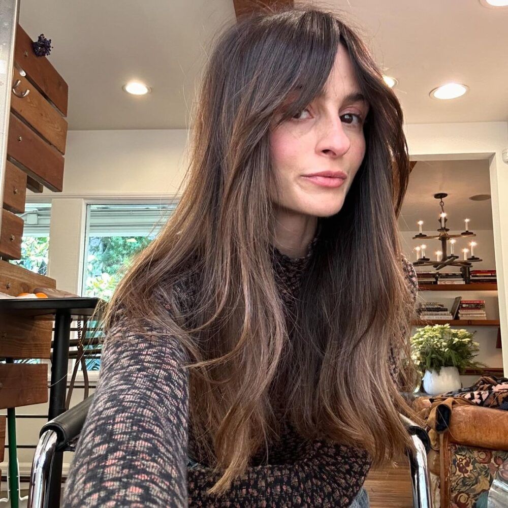 Natural Curtain Bangs