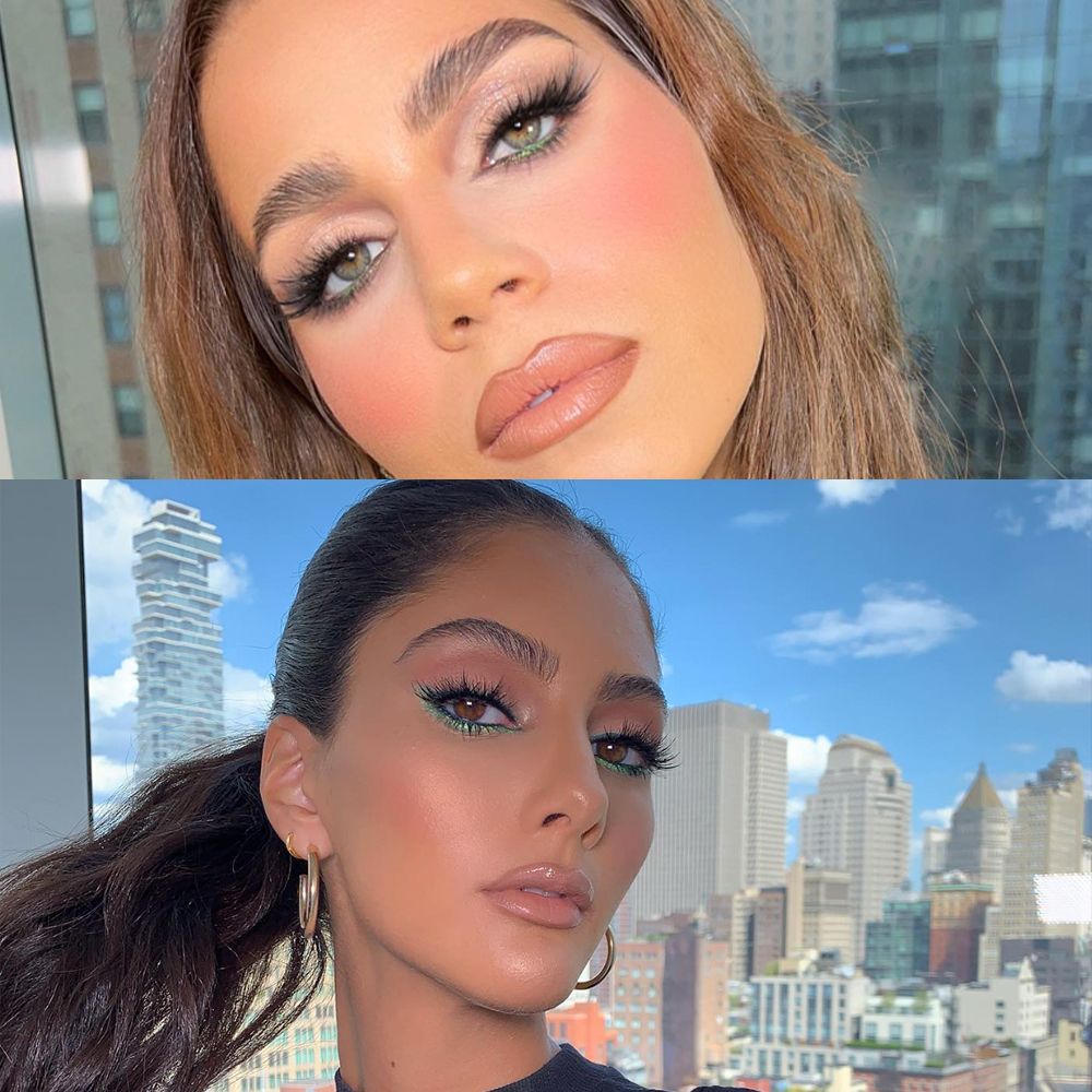 Green liner looks Judi Gabbay