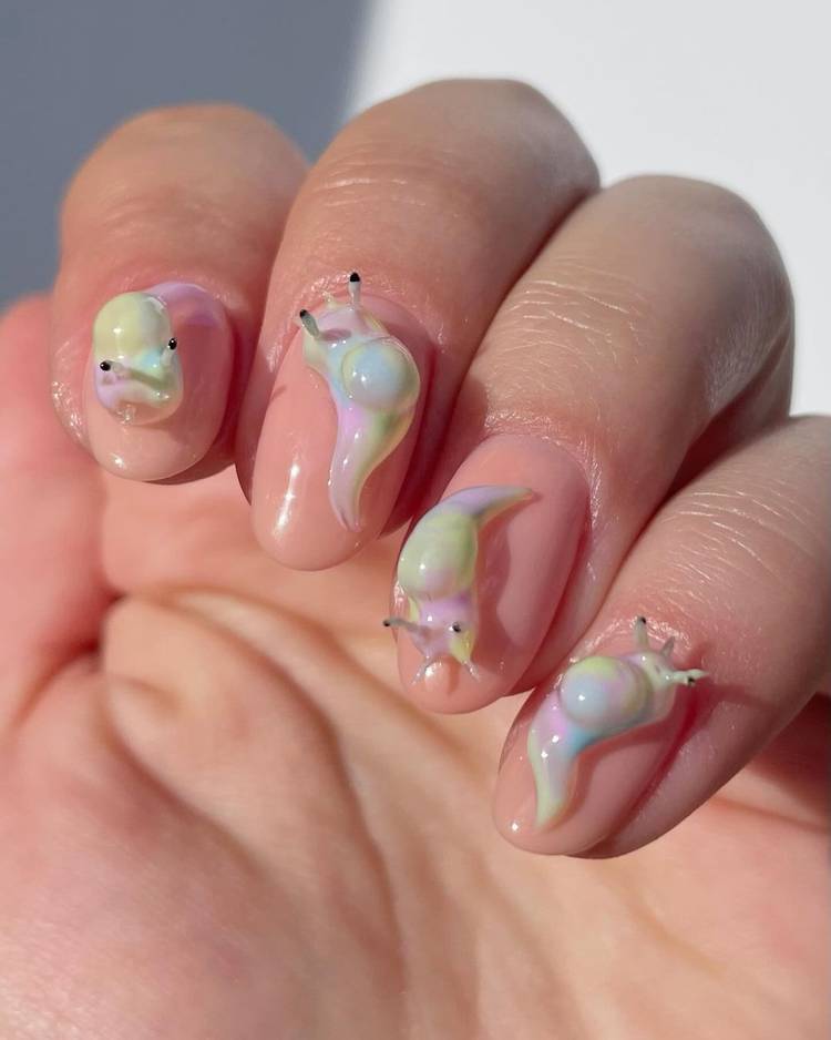 textured nails
