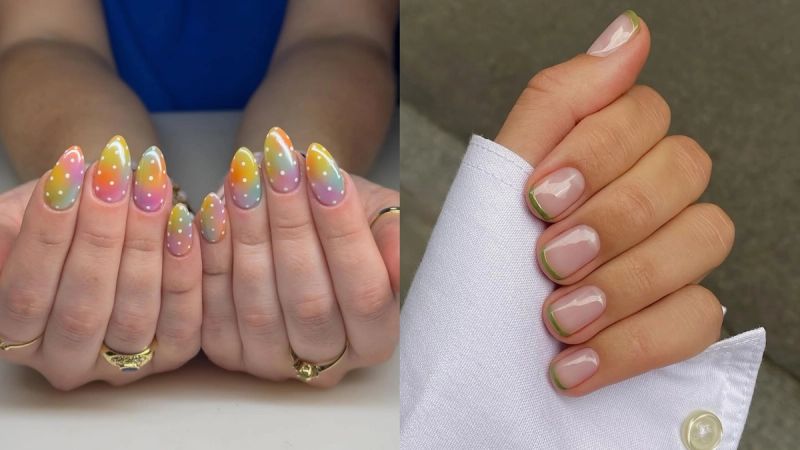 spring nail art inspiration image