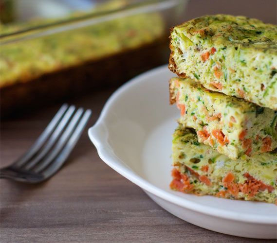 Smoked Salmon Egg Bake