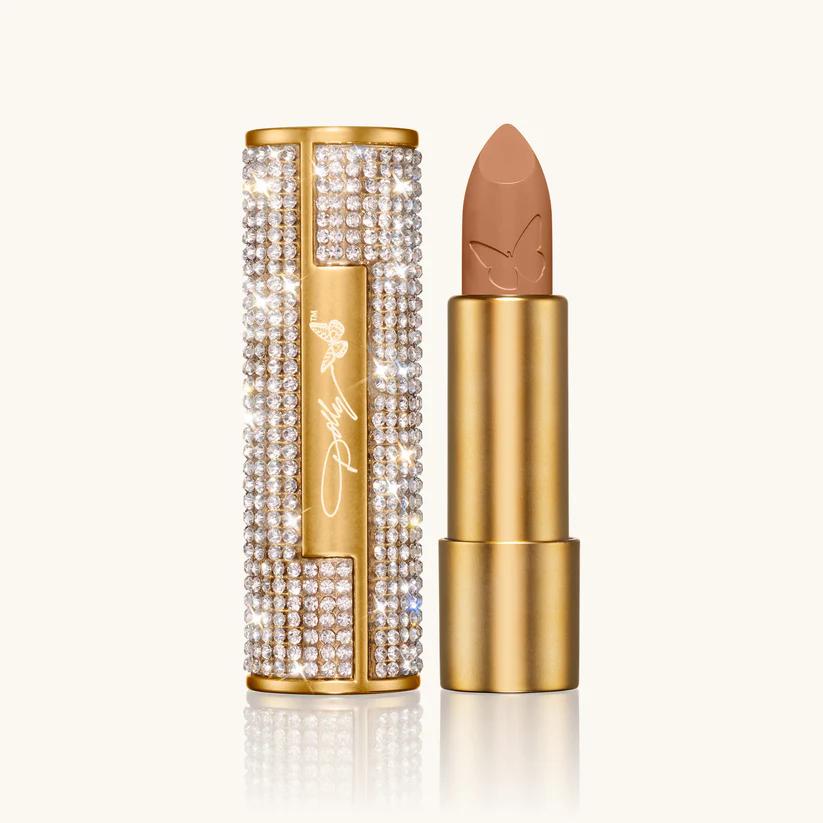 heaven's kiss lipstick in birthday suit dolly beauty